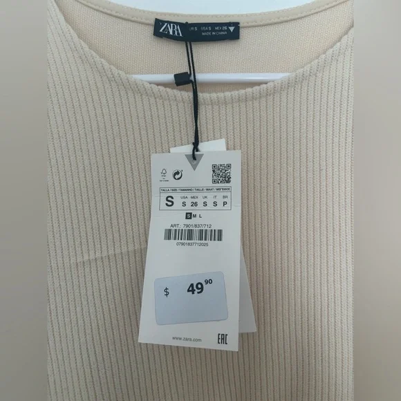 Zara Rhinestone Crop Top - Picture 4 of 5